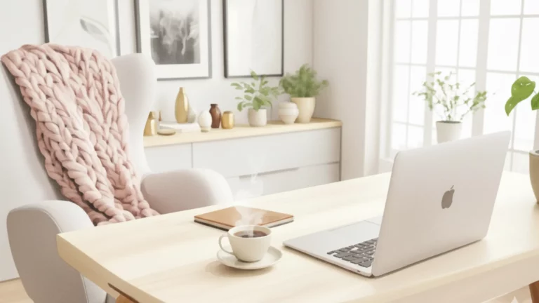 Aménager un espace de travail pour un élégant bureau à domicile.
