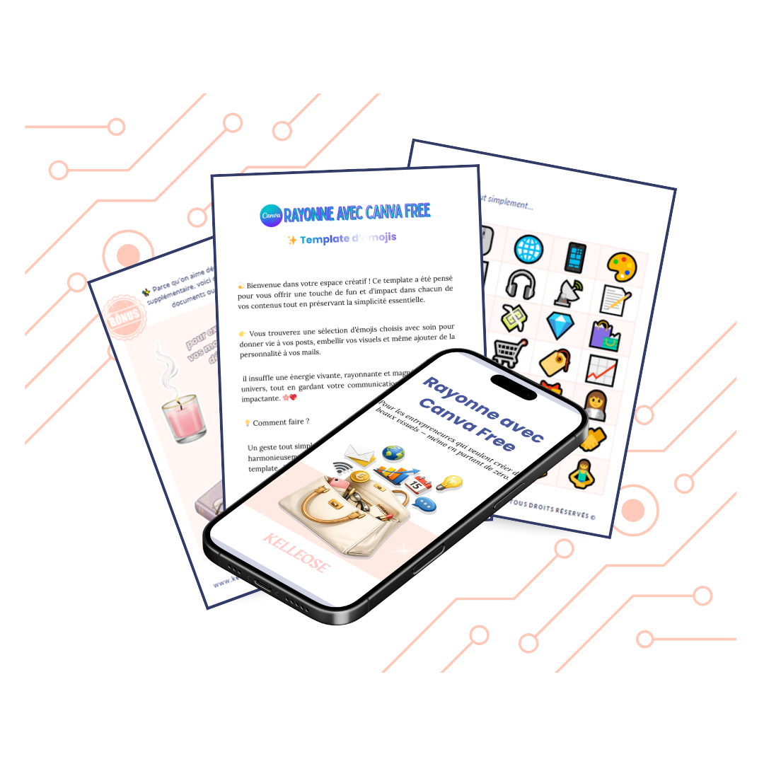 Mockup- Template Rayonne avec Canva Free
