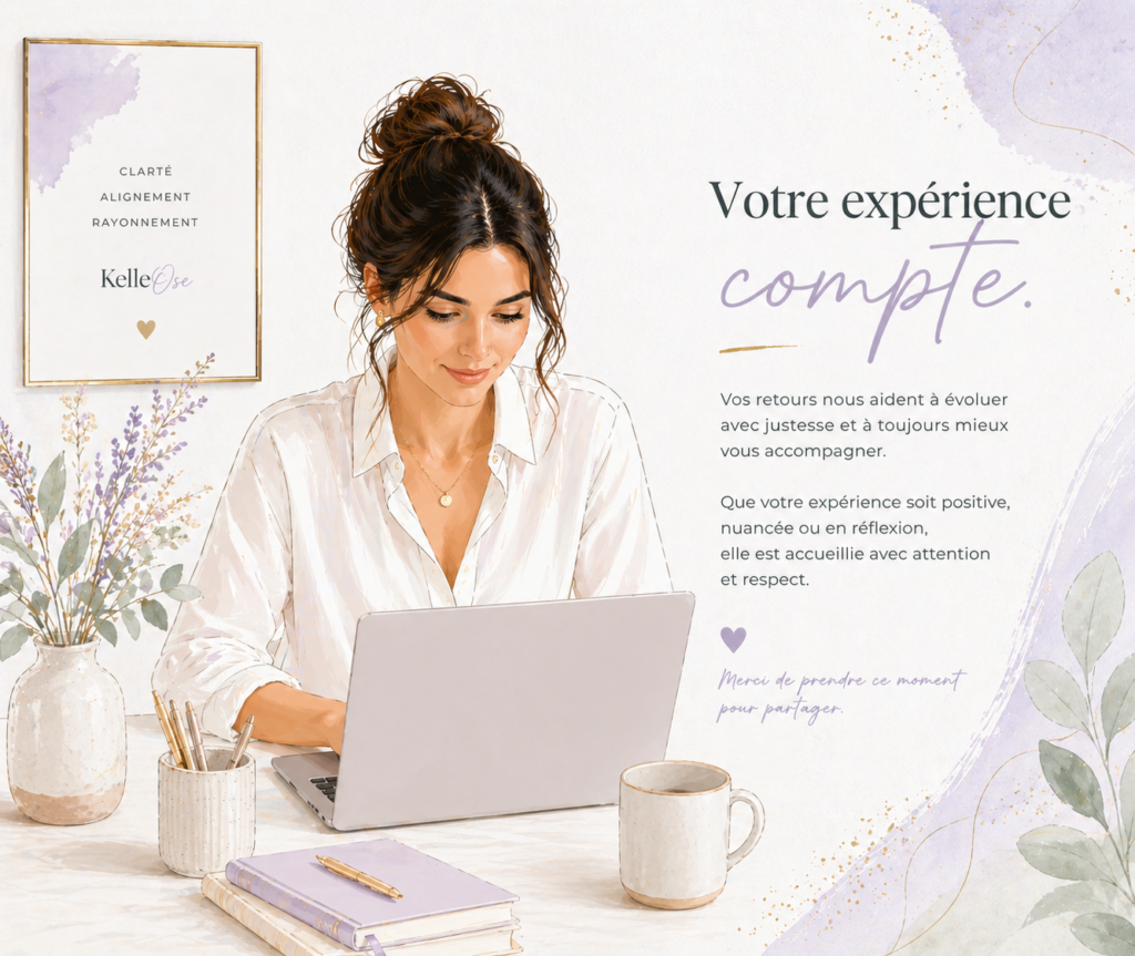 Illustration d'une femme remplissant le formulaire de contact.