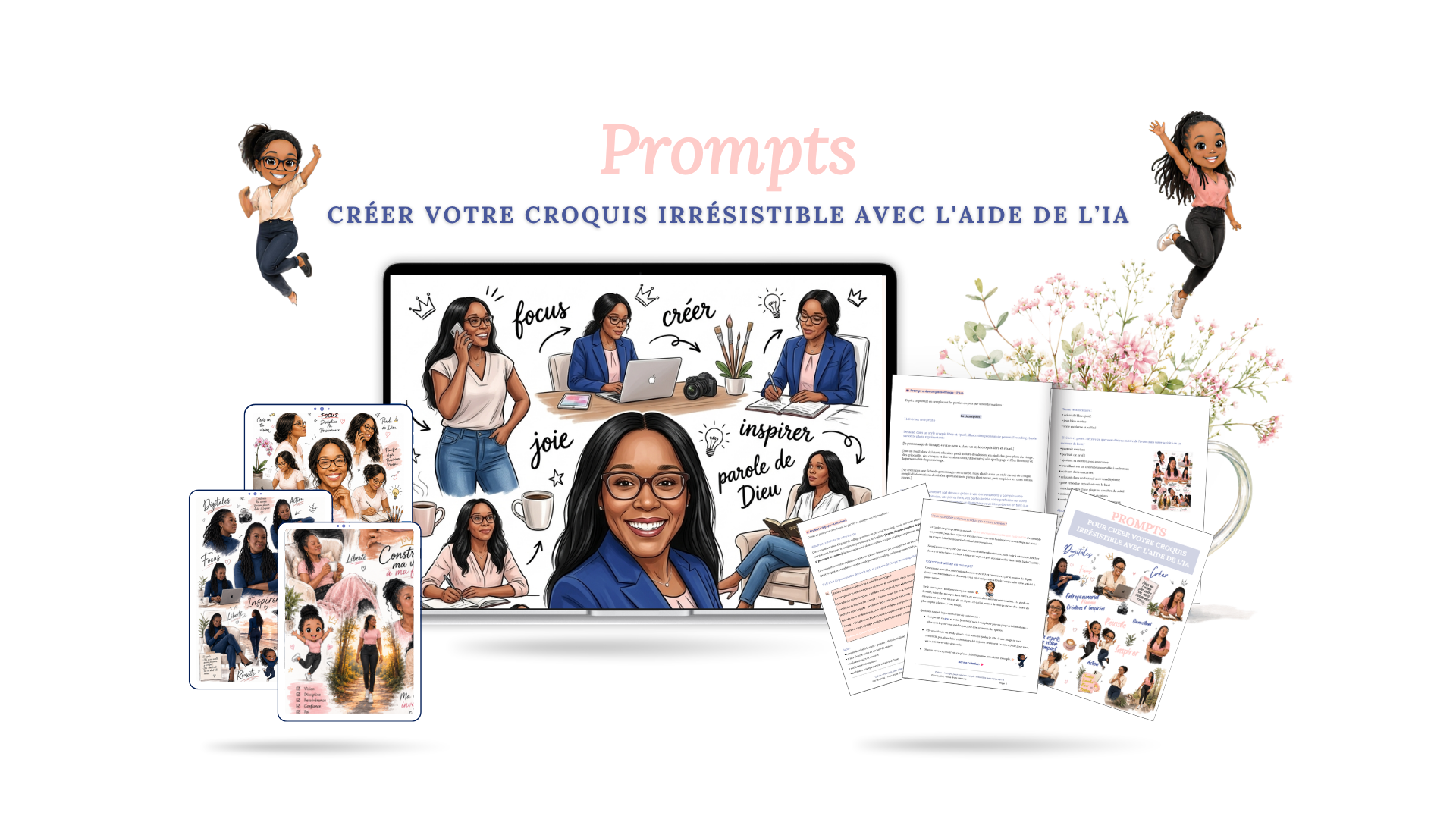 Mockup prompts croquis irrésistible.