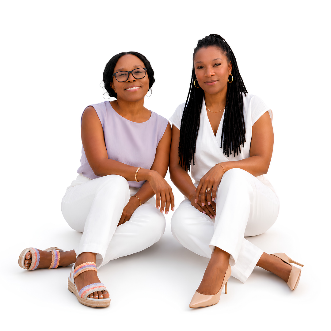 K et R pour page d'accueil Deux entrepreneures accueillantes.