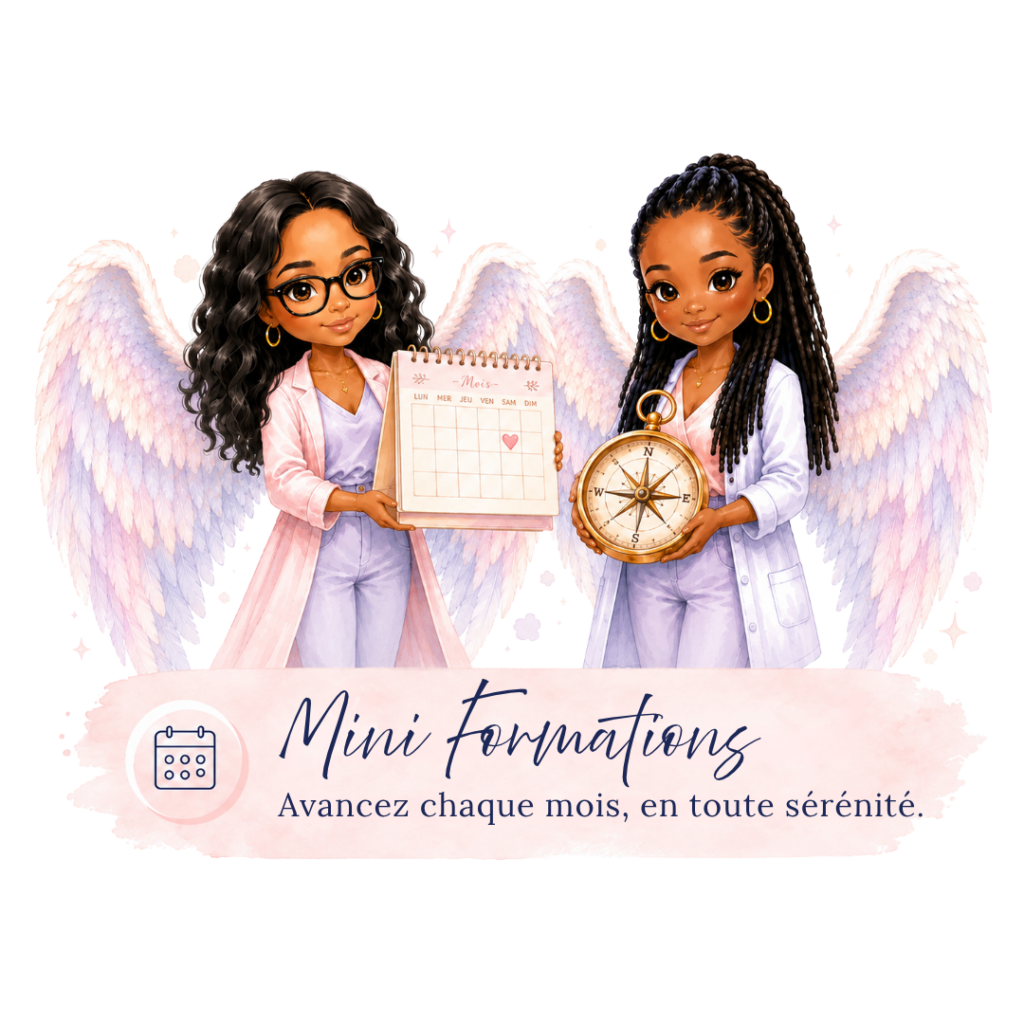 Illustration pour présenter Les Anges digitales-Mini Formations.